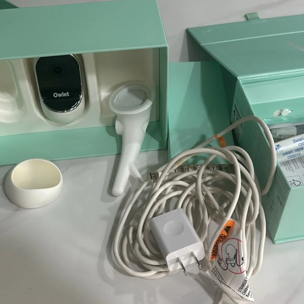 Owlet camera comes with the wall attachments